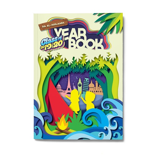yearbook cover design for RA Al-iklhassh