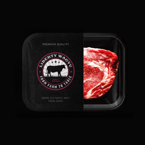 Liberty Wagyu - Label and Packaging