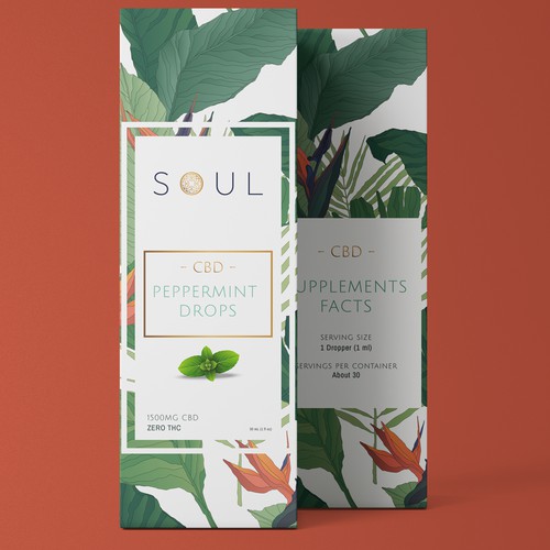 Soul CBD Oil Peppermint  drops