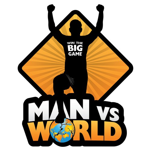 Bold, Action-Oriented Men's Challenge Logo