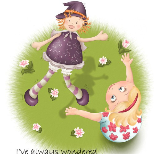 Children's Storybook Illustration - "How To Catch A Witch" - meant foryoung children