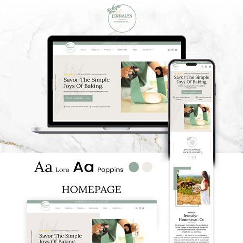 Sourdough Product Sales Page