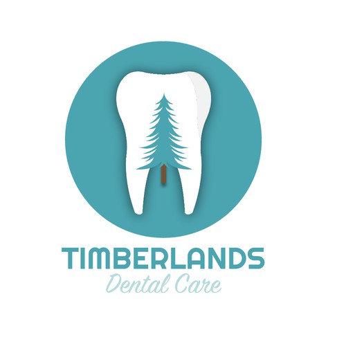 Timberlands Dental Care Logo Design