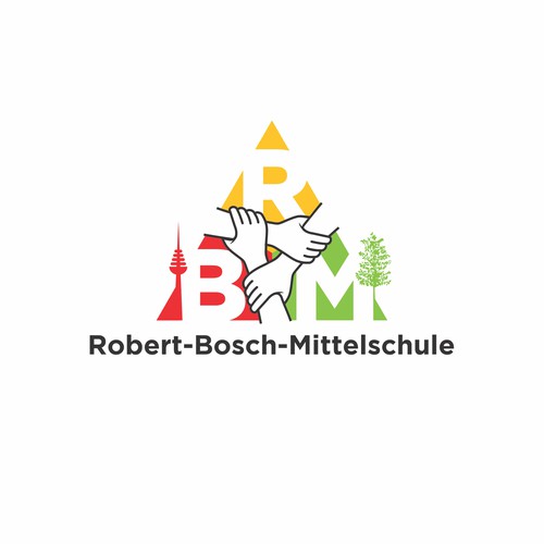 Robert-Bosch-Mittelschule school logo.
