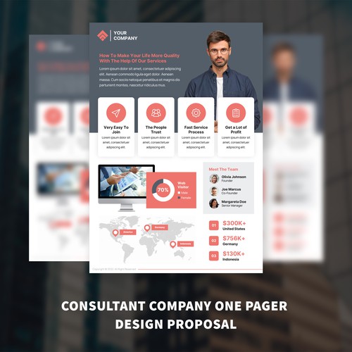 Consultant Company One-Pager Design