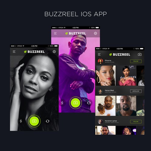 Buzzreel IOS APP 