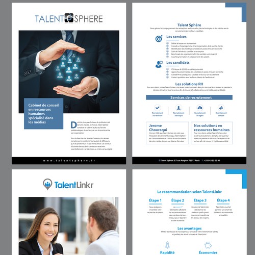 Créer la plaquette commerciale de Talent Sphère