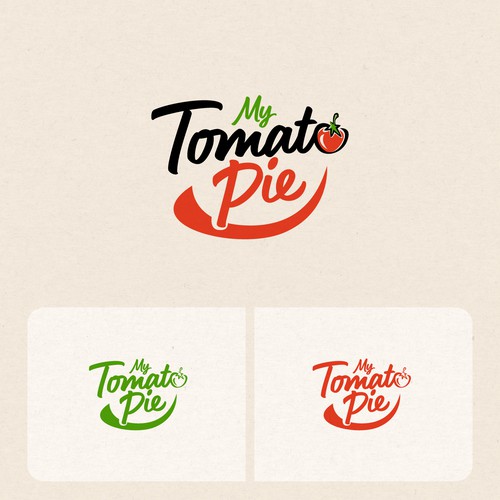 My Tomato Pie Logo Design