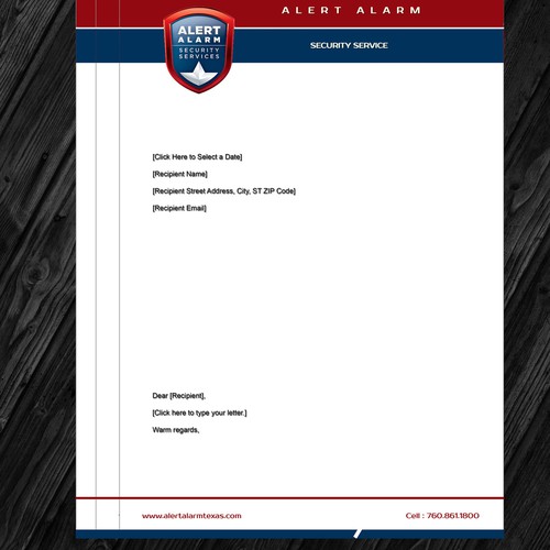 Create an awesome Business card and letterhead Using the attached templates.