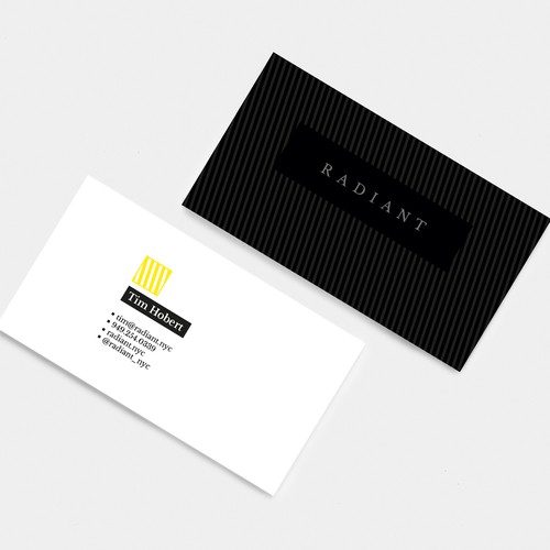 Business cards for digital agency in NYC