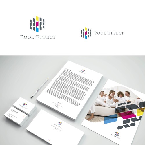 Pool Effect Logo and corporate branding