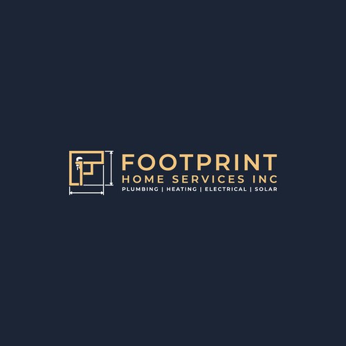 Simple and catchy logo for Footprint Home Services Inc