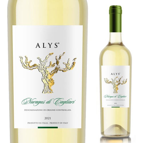Wine label design