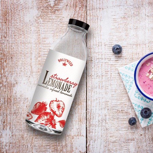 Cannabis infused lemonade label