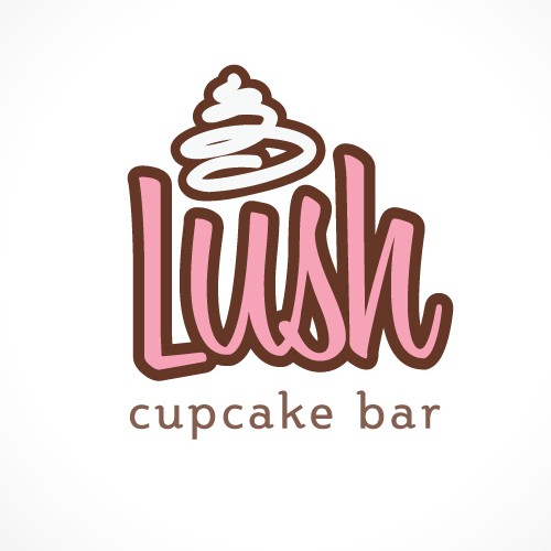 Logo Design for Lush Cupcake Bar