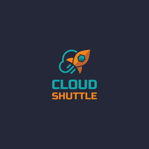 Modern logo for IT company: Cloud Shuttle