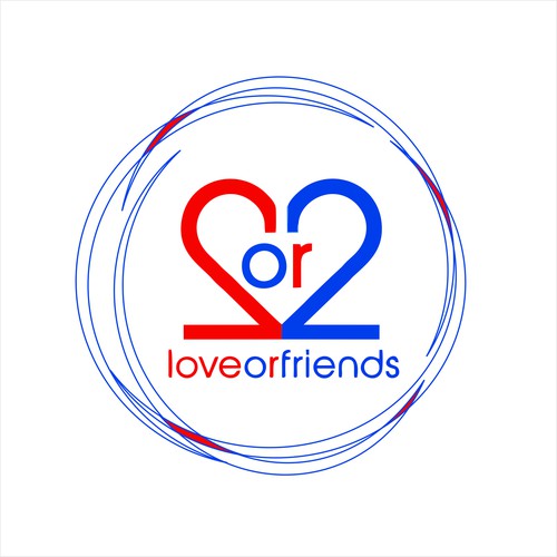 love or friend logo