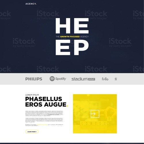  Create stunning website for a digital growth agency