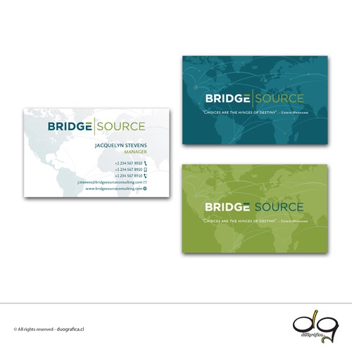 Elegant + modern business card