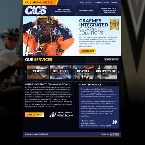 Create GICS new Website