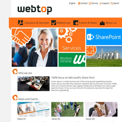 Website Home Page Redesign