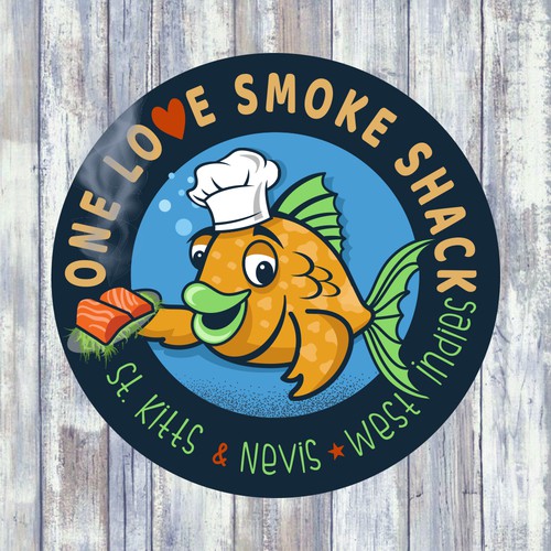 Logo for Smoked Fish Store in St. Kitts, Nevis West Indies