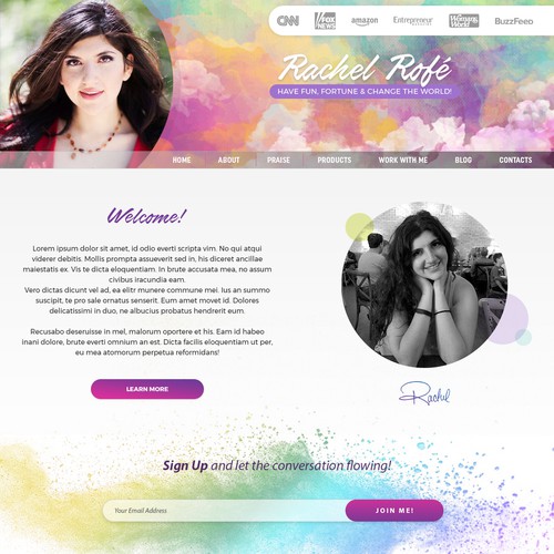 Website Revamp for Rachel Rofé