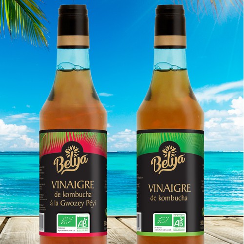 Elegant Labeldesign Caribbean Vinegar