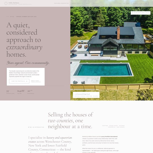 Redesign a Luxury Real Estate Website For the Future