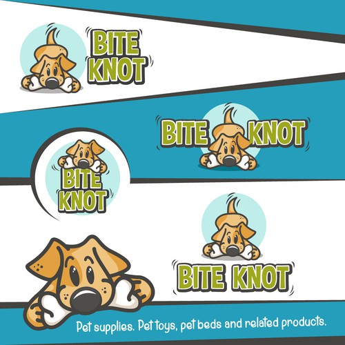 Logo design for - Pet supplies "BITE KNOT"