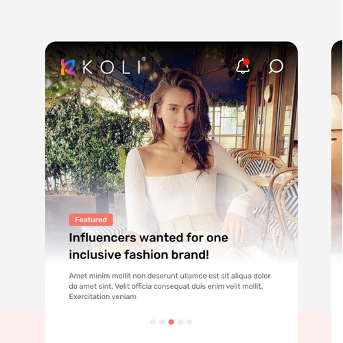 App Design for influencer