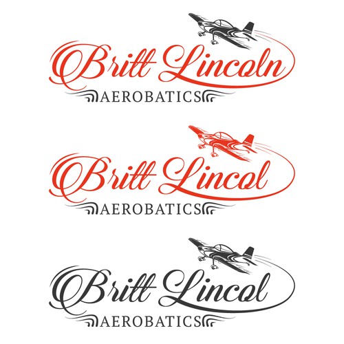 Badass logo for female aerobatic pilot