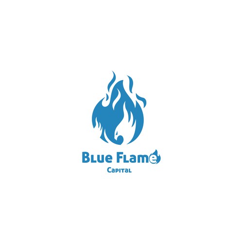 Blue Flame Logo worthy of classic car hood status