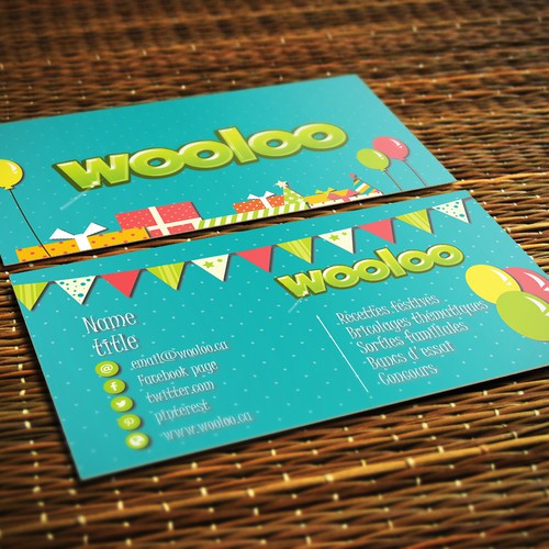 Family Blog business card