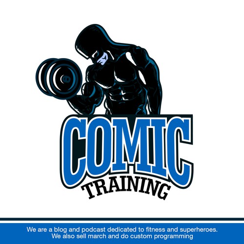 Logo Illustration for Superhero Fitness Club