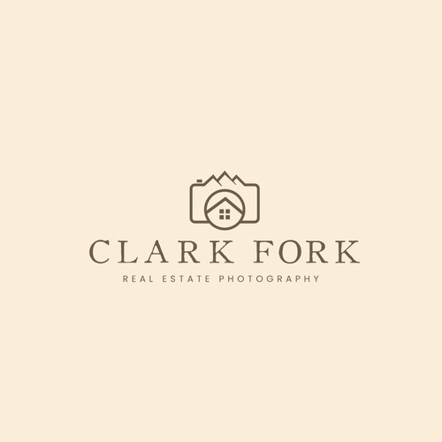 Logo concept for real estate photography