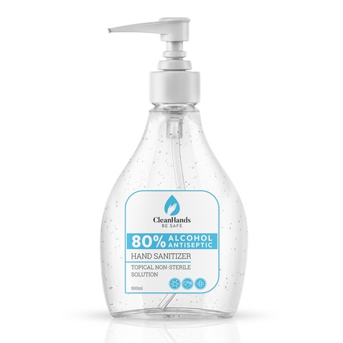 Label design for Hand Sanitizer