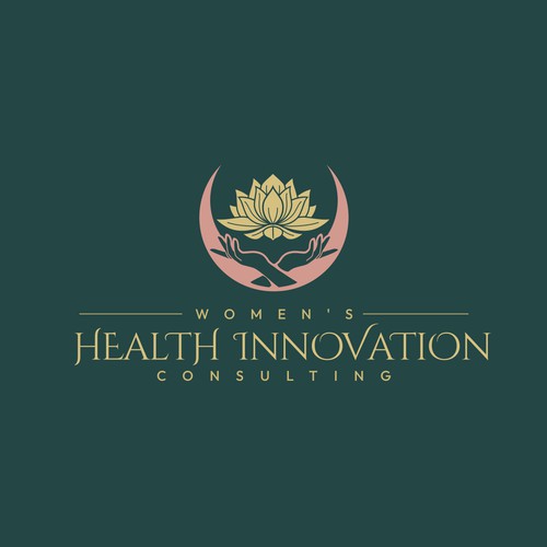 women health feminine logo design