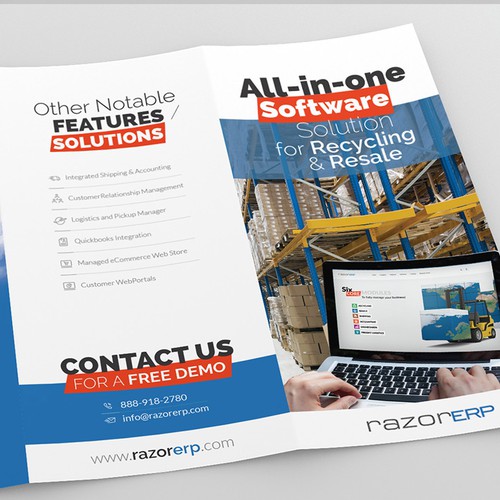 Create a feature-rich product brochure