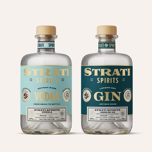 Labels for Canada Distillery