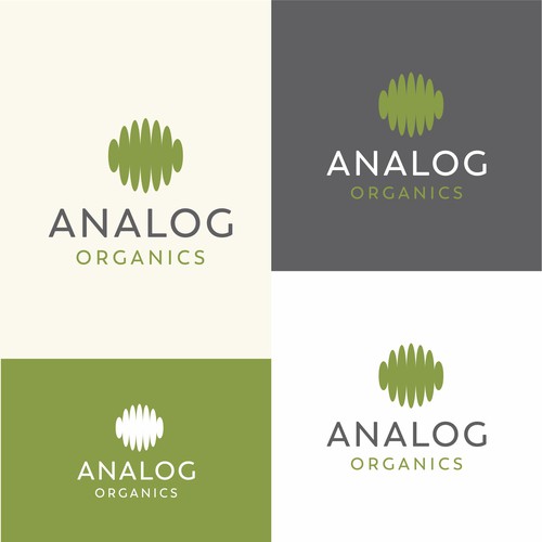Analog Organics logo design