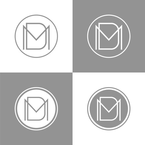 Sleek Modern Monogram Logo for Horse Dealer