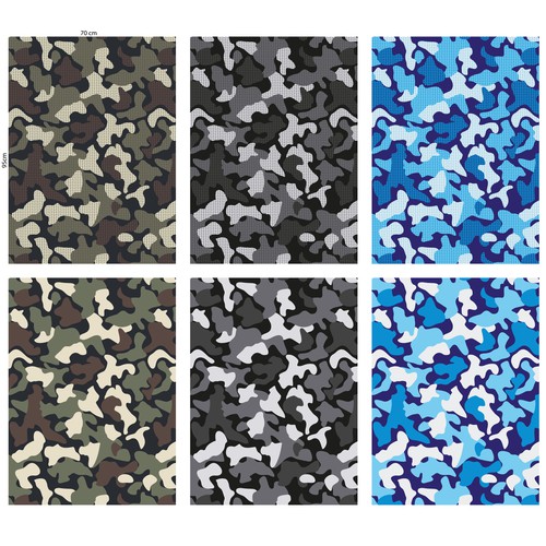 Camouflage pattern for luggage use