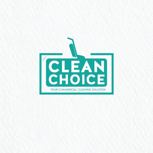 Logo for cleaning service