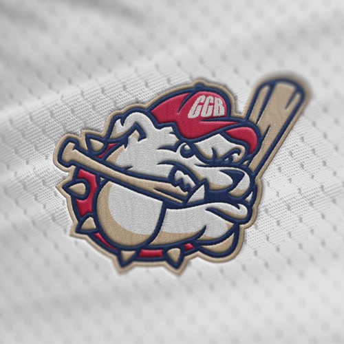 Bulldog Baseball Logo