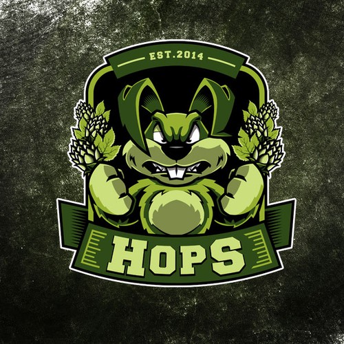Logo for a craft beer bar