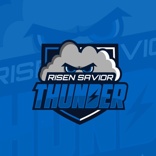 Risen Savior Thunder School logo