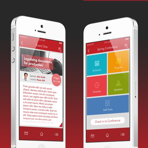 BC Notaries Members Mobile App design