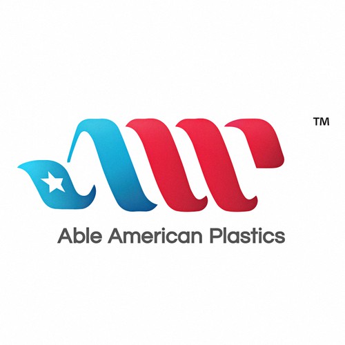 Able American Plastics logo concept