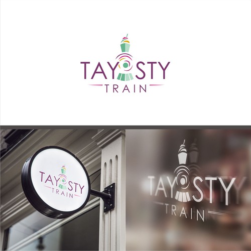 Logo concept for taysty train